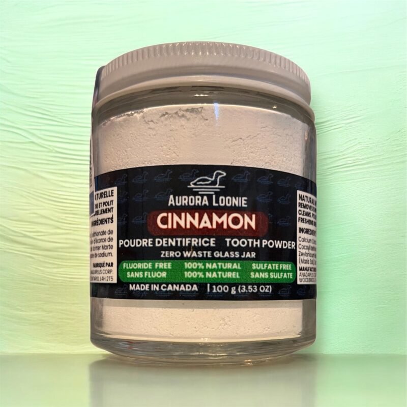Cinnamon Fluoride-Free Natural Mineral Tooth Powder 100g front