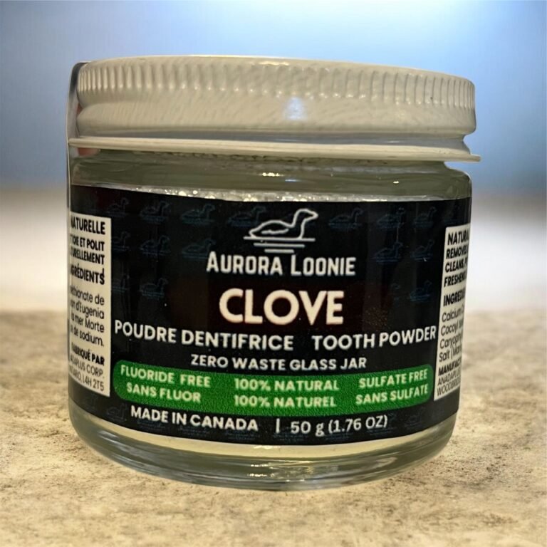 Clove Fluoride-Free Natural Mineral Tooth Powder 50g front