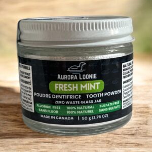fresh mint tooth powder 50g front