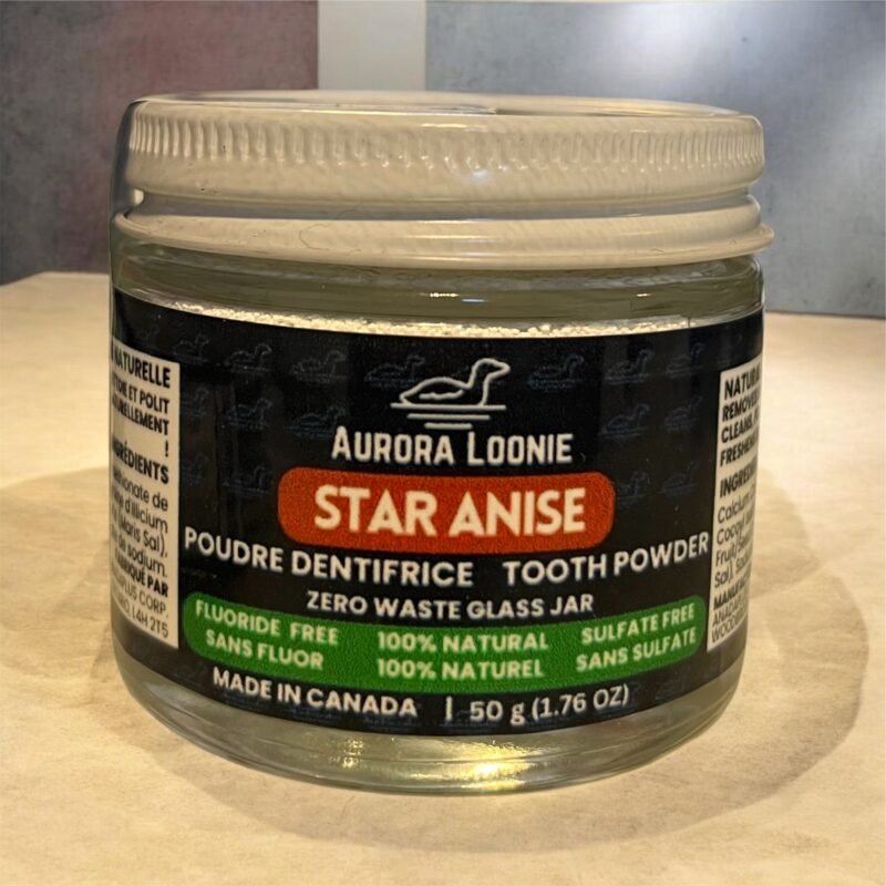 Star Anise Fluoride-Free Natural Mineral Tooth Powder 50g front